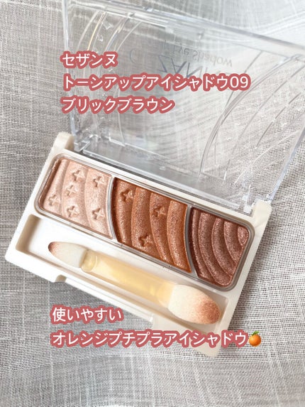 トーンアップアイシャドウ/CEZANNE/アイシャドウパレットを使ったクチコミ(1枚目)