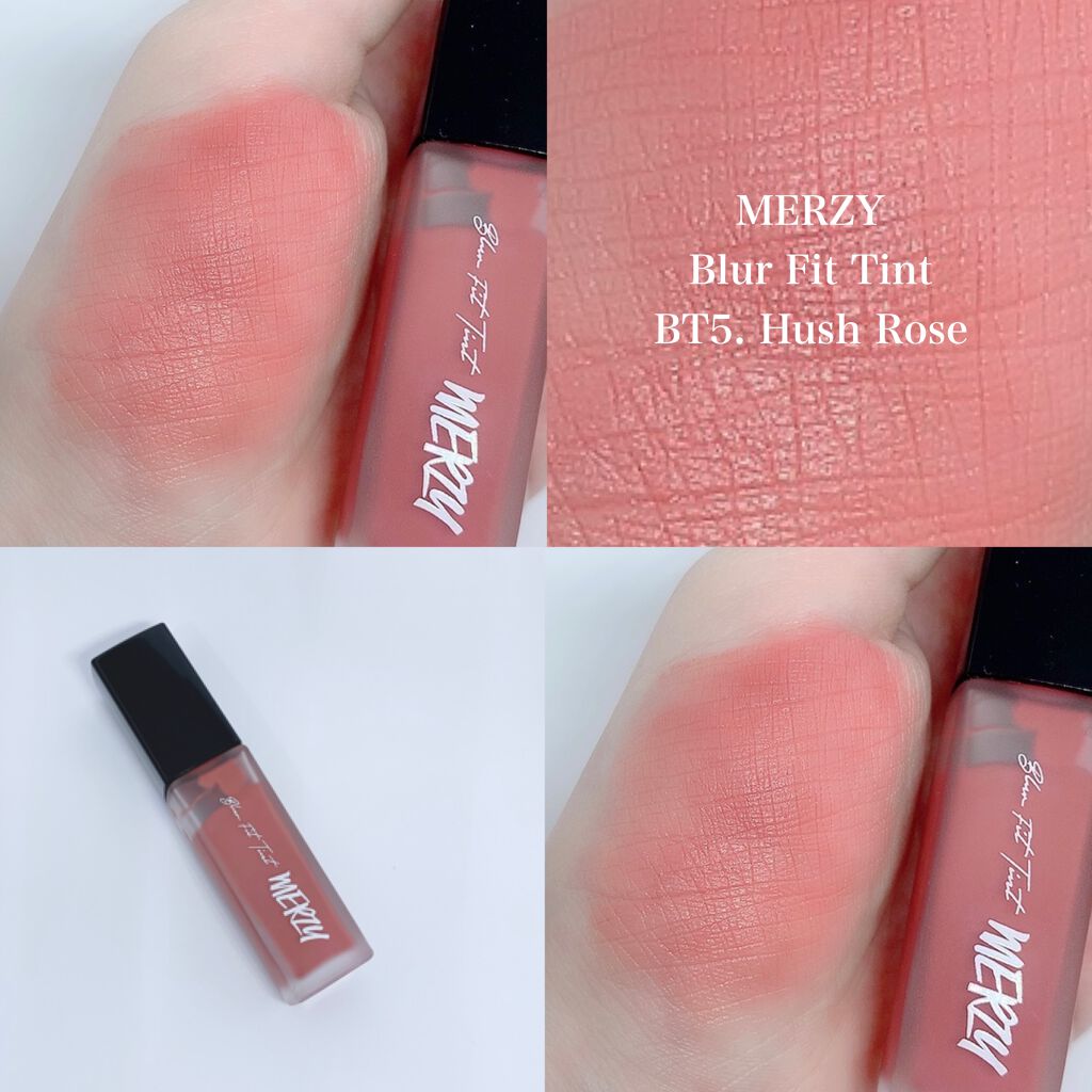 ブラー フィット ティント BT5. ハッシュローズ/MERZY/リップティントを使ったクチコミ（1枚目）