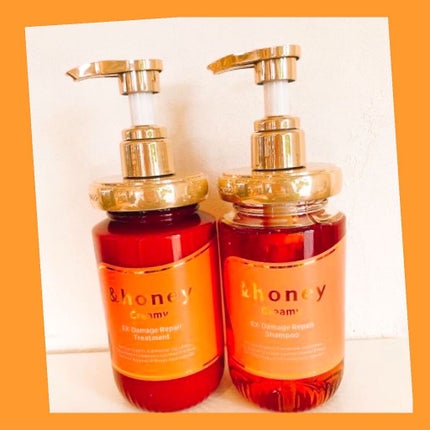 Creamy EXダメージリペアシャンプー1.0/ヘアトリートメント2.0/&honey/市販シャンプーを使ったクチコミ(1枚目)