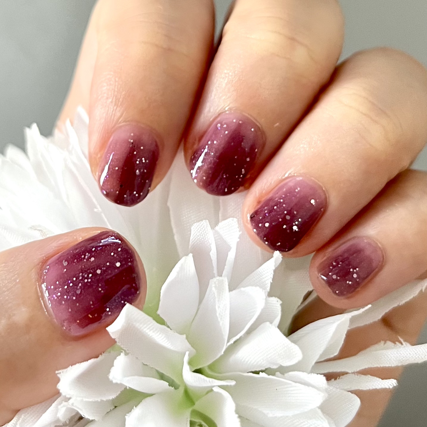 グロッシーコート アイシーピンク【旧】/スキューズミー/オールインワンネイルを使ったクチコミ（1枚目）