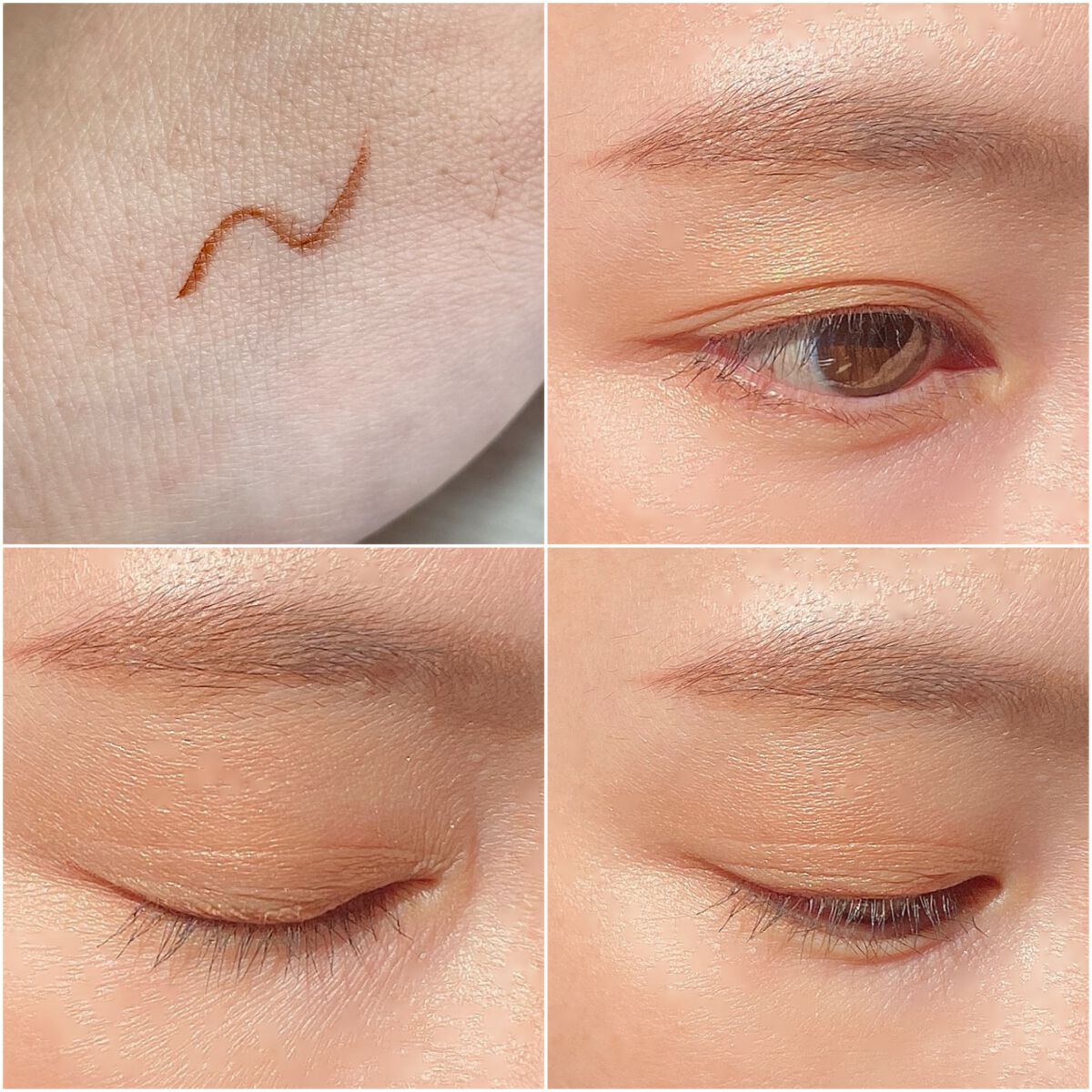 「密着アイライナー」ショート筆リキッド/デジャヴュ/リキッドアイライナーを使ったクチコミ(2枚目)