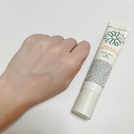 ブリーズフィット トーンアップ サンベース/BROOKESIA/日焼け止めクリームを使ったクチコミ(4枚目)