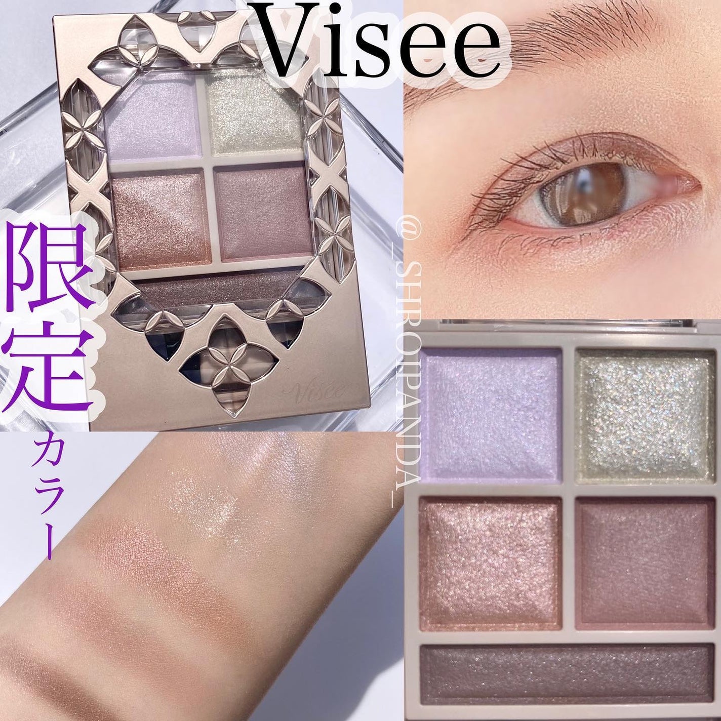 パノラマデザイン アイパレット/Visée/アイシャドウパレットを使ったクチコミ(1枚目)