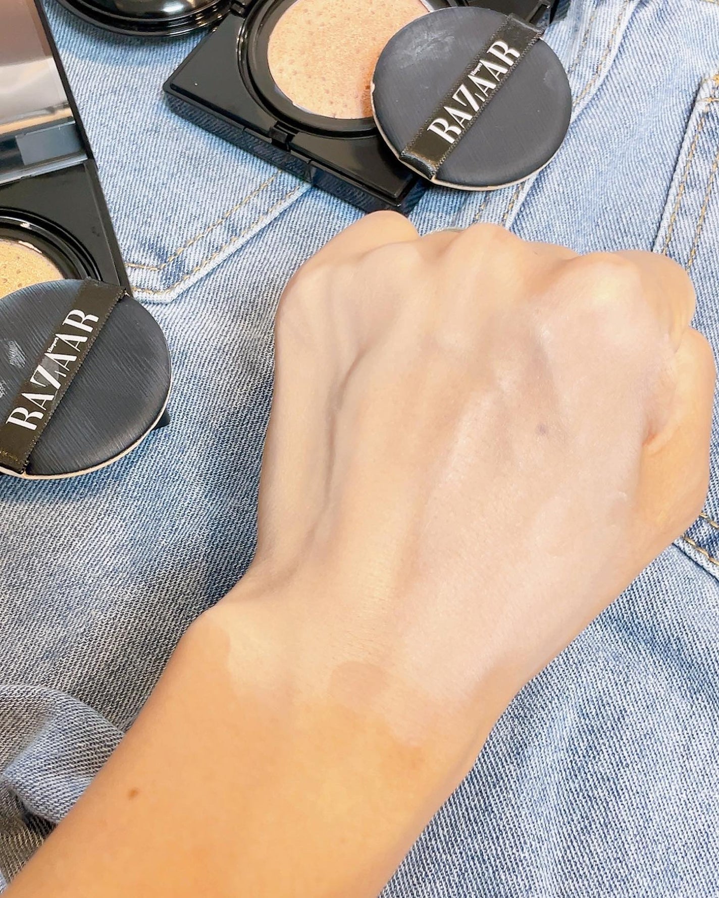 スマートスキンフィットクッションファンデーション/Harper's BAZAAR Cosmetics/クッションファンデーションを使ったクチコミ(6枚目)