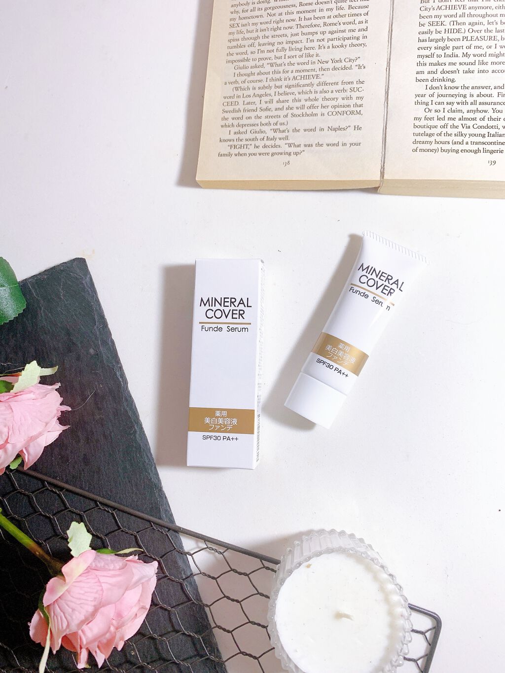 ミネラルカバー薬用美白ファンデセラム/ミリオナ化粧品/美容液を使ったクチコミ(2枚目)