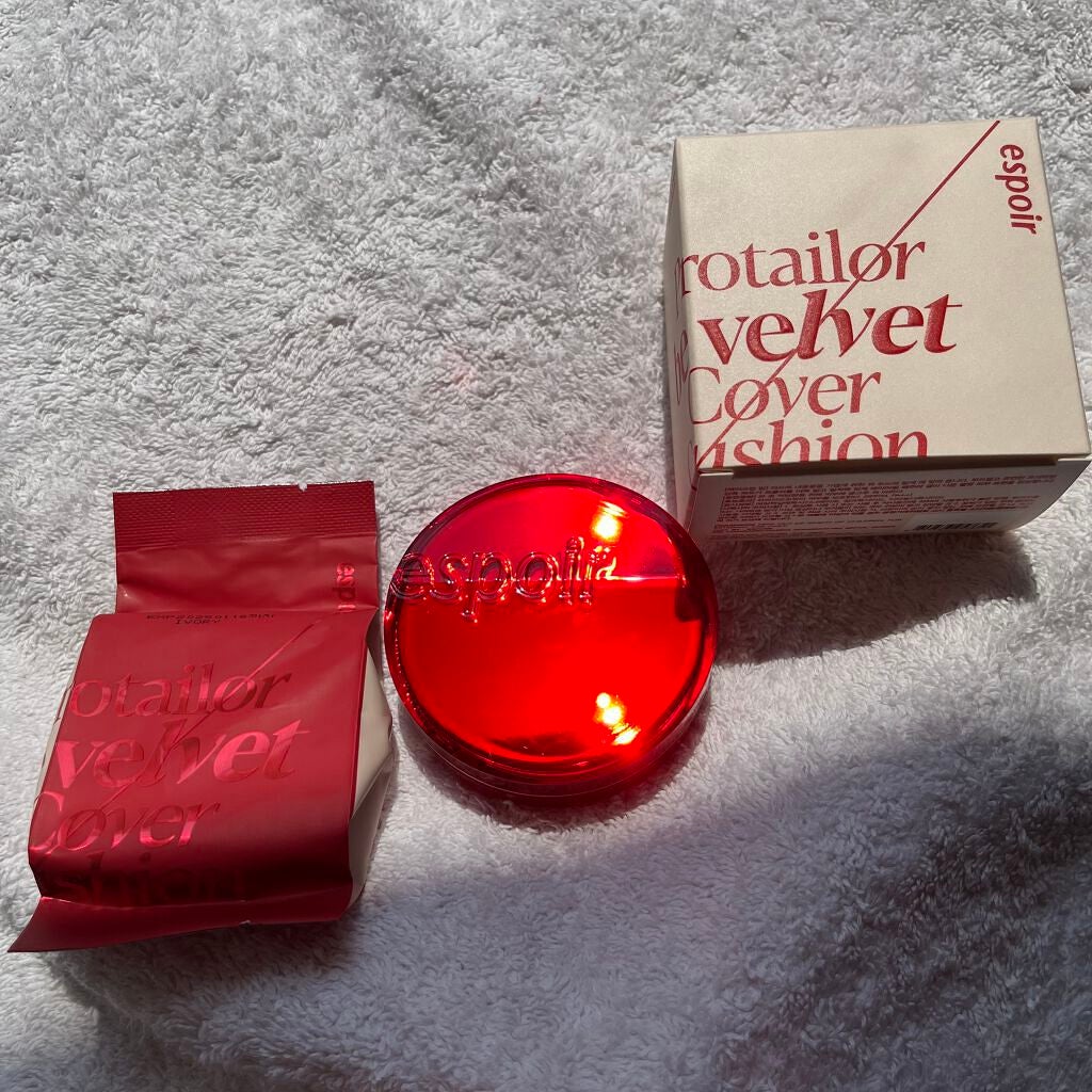 プロテーラービーベルベットカバークッション/espoir/クッションファンデーションを使ったクチコミ(2枚目)