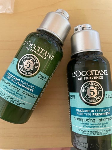 ファイブハーブス ピュアフレッシュネス シャンプー／コンディショナー/L'OCCITANE/シャンプー・コンディショナーを使ったクチコミ（1枚目）