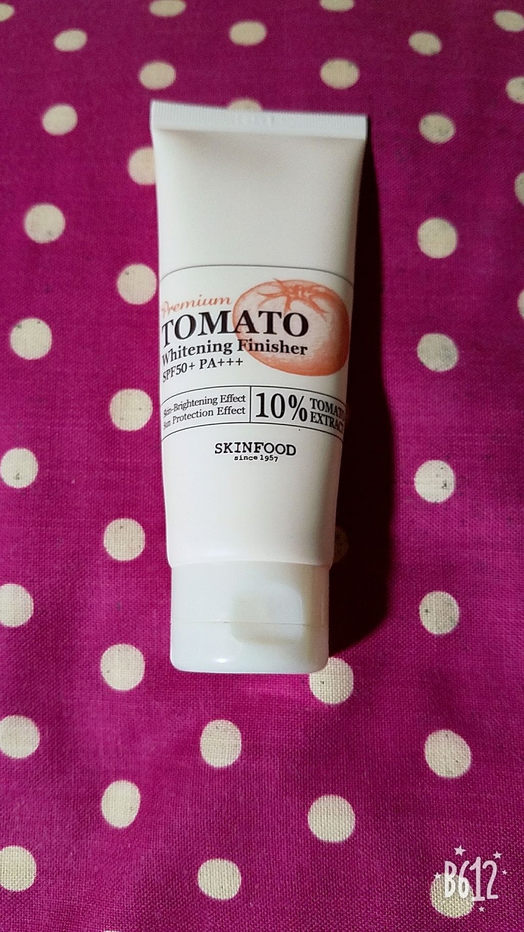 プレミアムトマト ブライトニング フィニッシャー/SKINFOOD/化粧下地を使ったクチコミ(1枚目)