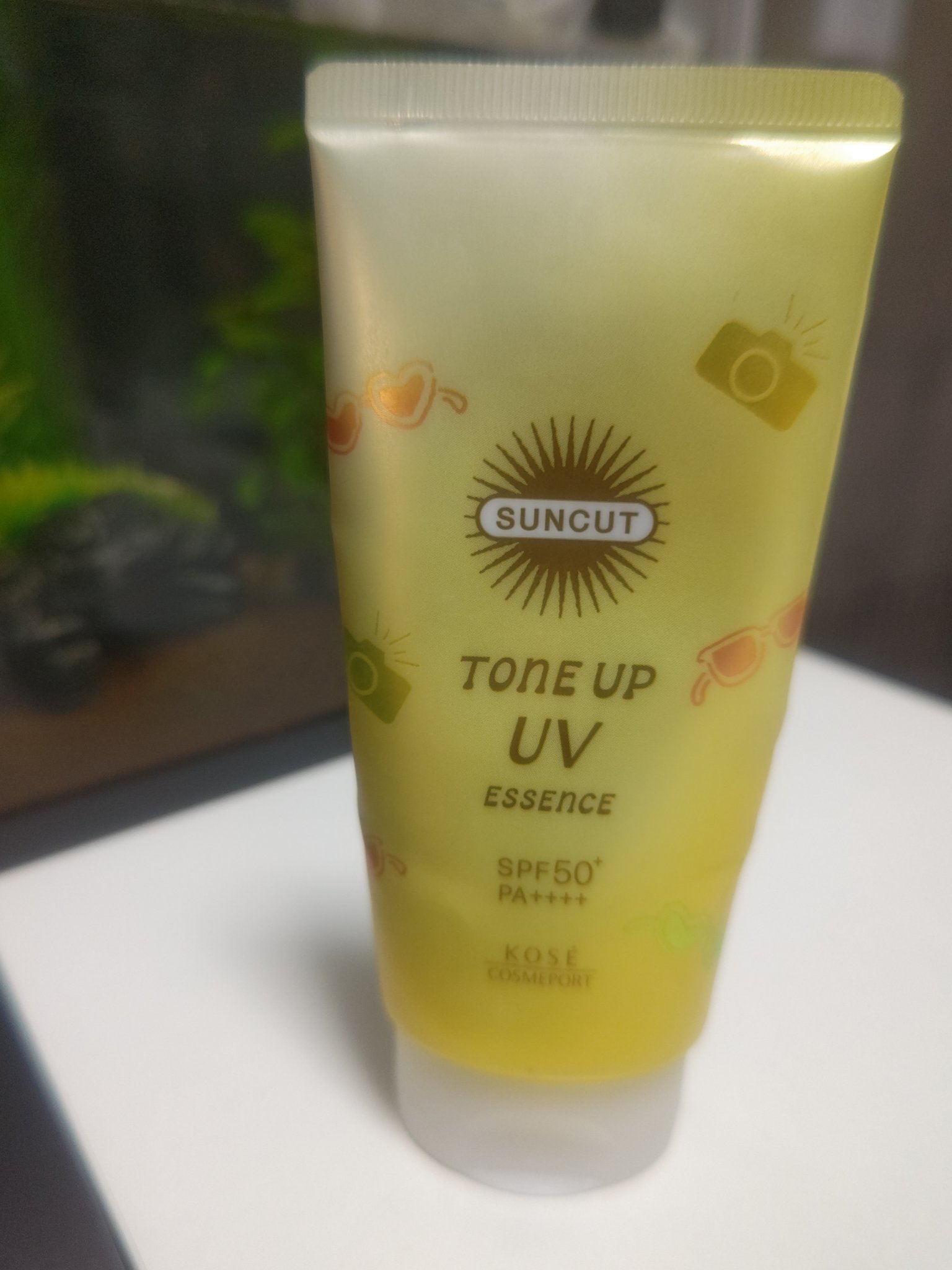 サンカットR トーンアップUV エッセンス レモンイエロー/サンカット®/日焼け止めローションを使ったクチコミ（1枚目）