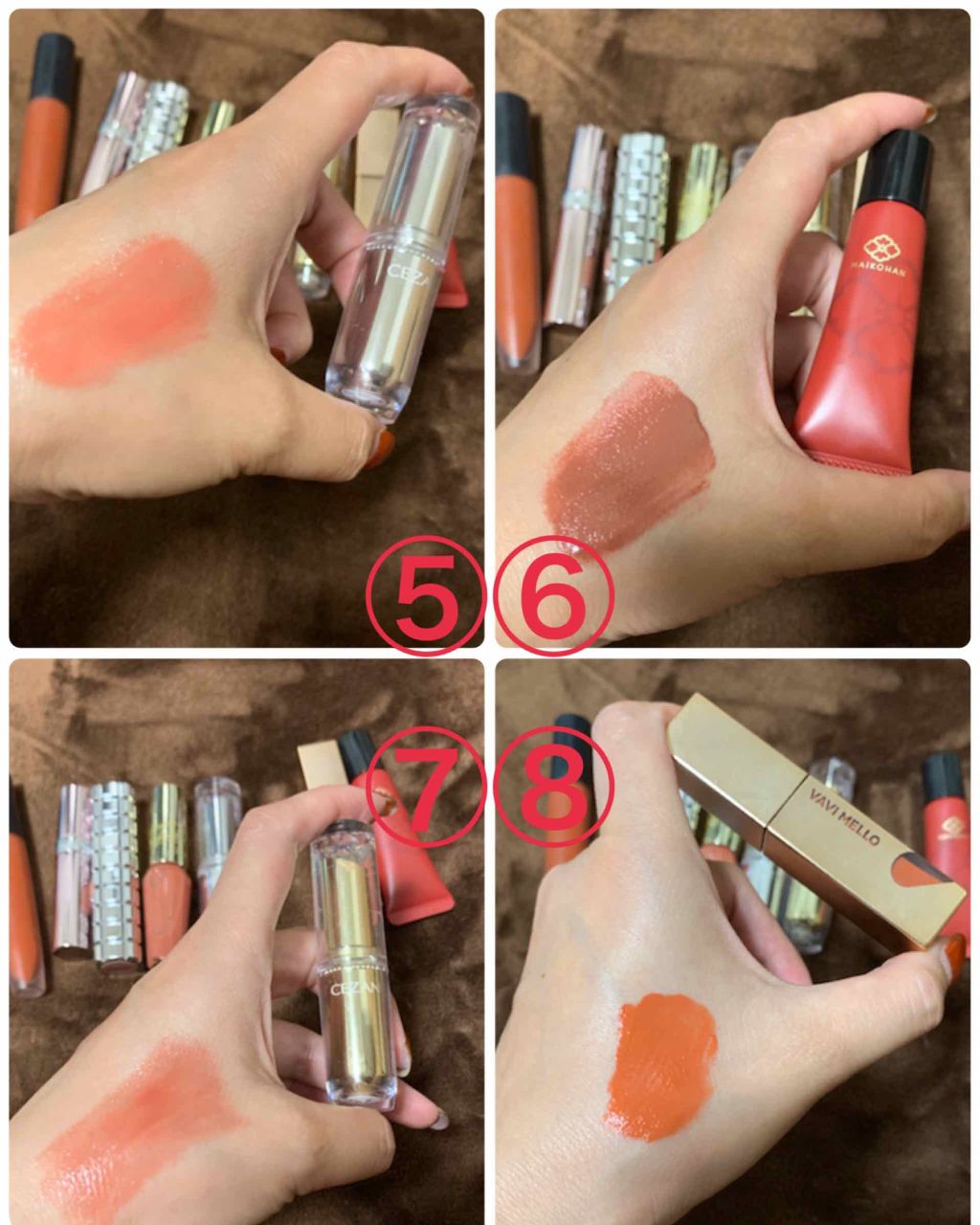 ラスティンググロスリップ/CEZANNE/口紅を使ったクチコミ(2枚目)