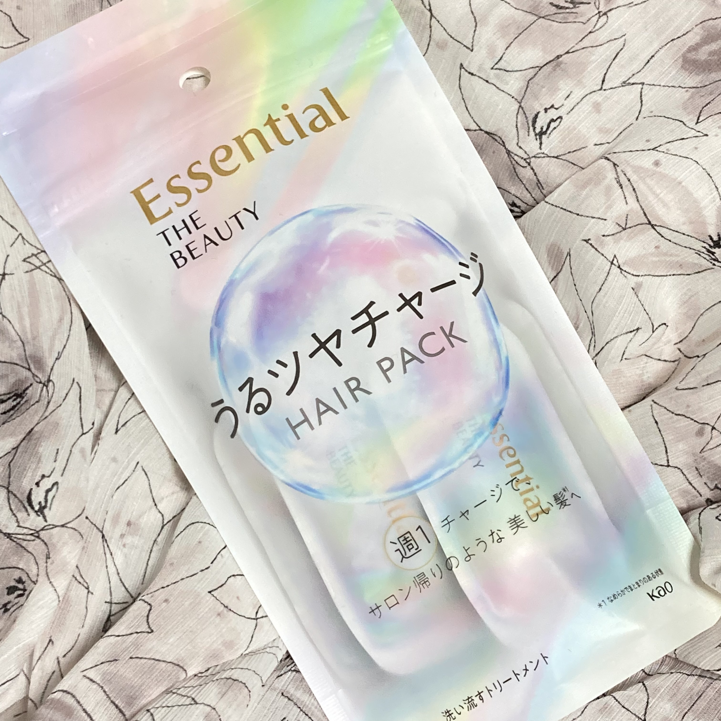 ザビューティ うるツヤチャージヘアパック/エッセンシャル/ヘアマスク・ヘアパックを使ったクチコミ（1枚目）