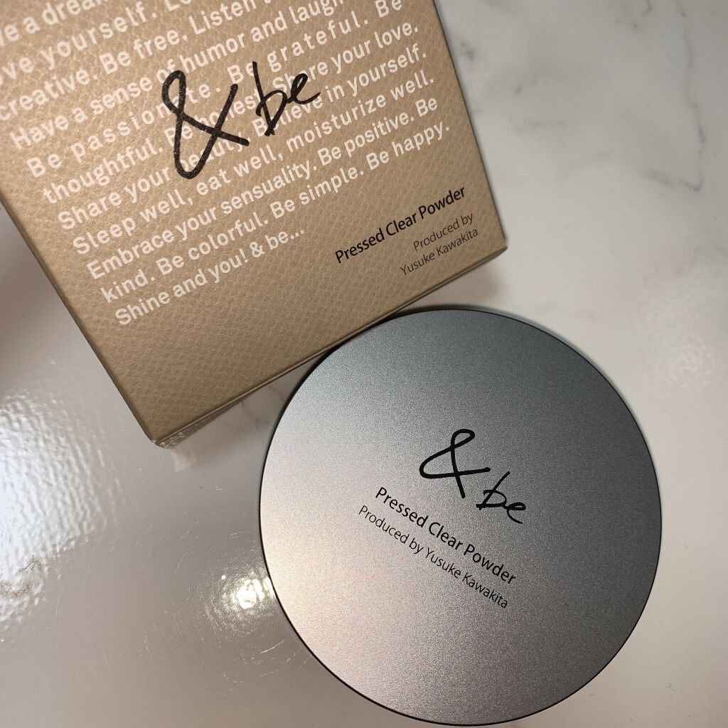 プレストクリアパウダー/&be/プレストパウダーを使ったクチコミ(1枚目)