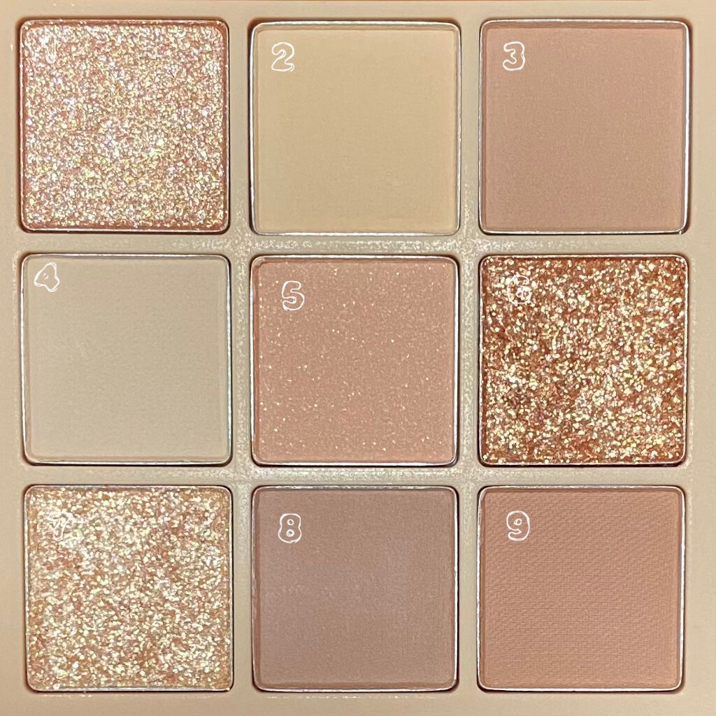 シャドウパレット/dasique/アイシャドウパレットを使ったクチコミ(2枚目)