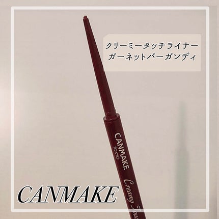 クリーミータッチライナー/キャンメイク/ジェルアイライナーを使ったクチコミ(1枚目)