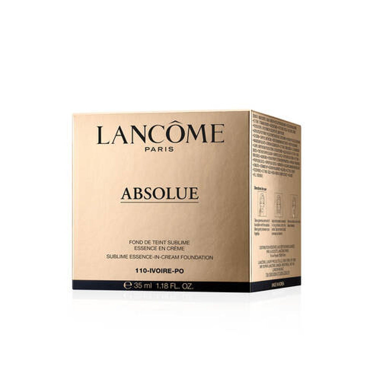ランコム アプソリュタンサブリムエッセンスクリーム 110-PO ファンデ 試してみた】アプソリュ タン サブリムエッセンス クリーム