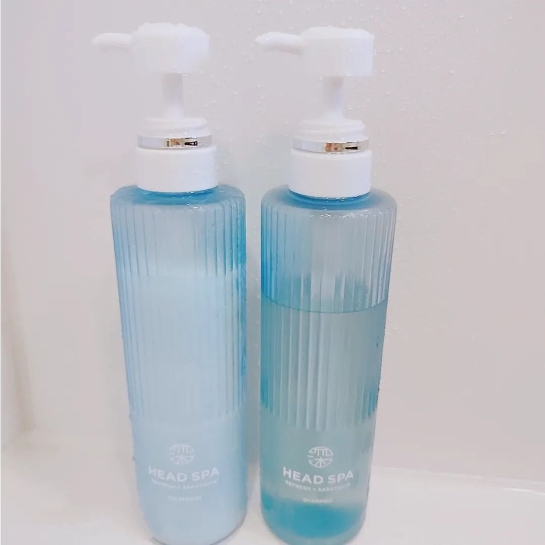 リフレッシュ × さらつや シャンプー/トリートメント/h&s/市販シャンプーを使ったクチコミ(4枚目)