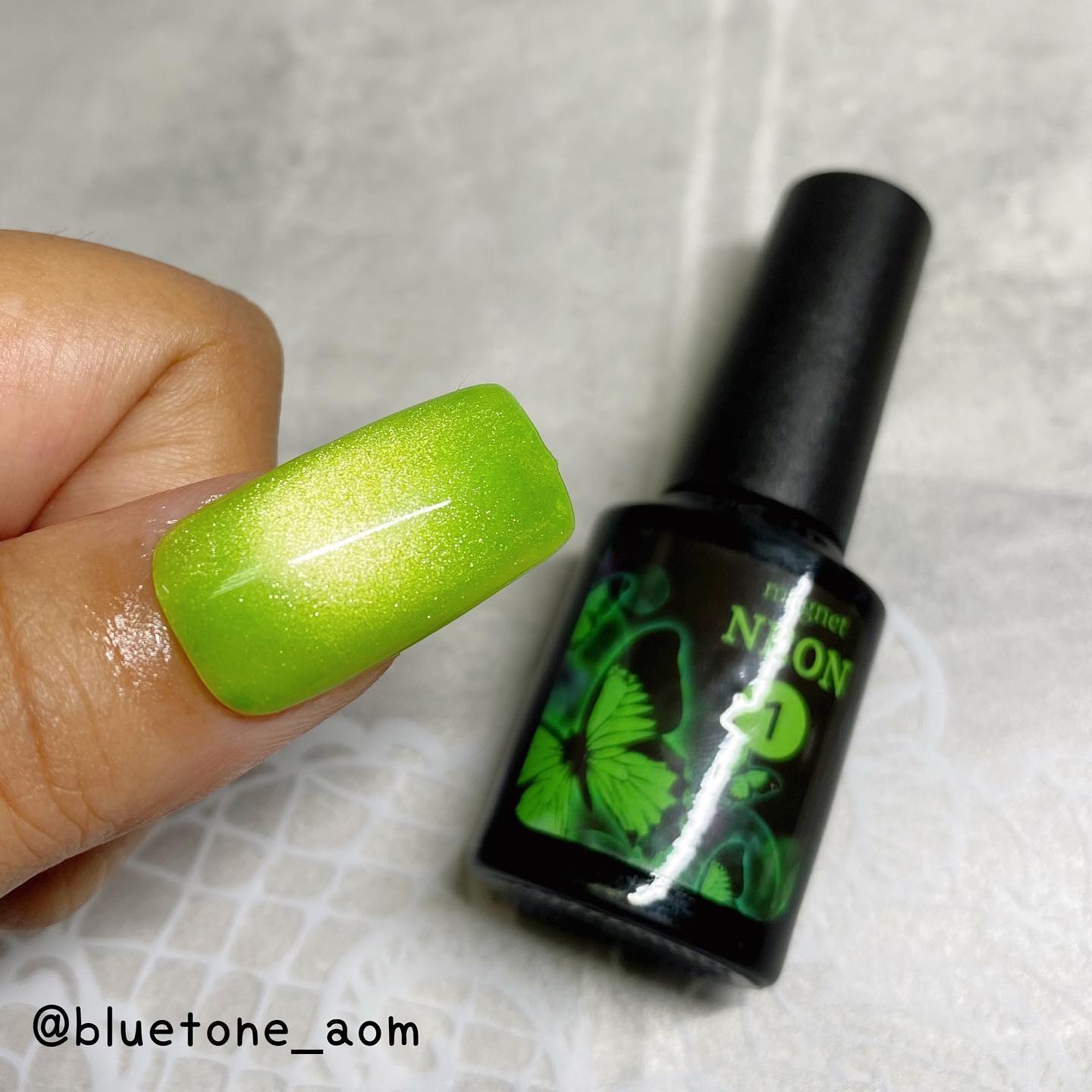 NEONマグネットジェル/ネイル工房/ジェルネイルを使ったクチコミ（3枚目）