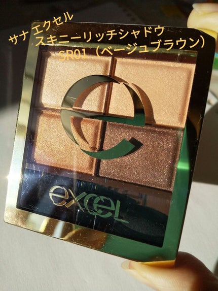 スキニーリッチシャドウ/excel/アイシャドウパレットを使ったクチコミ(1枚目)