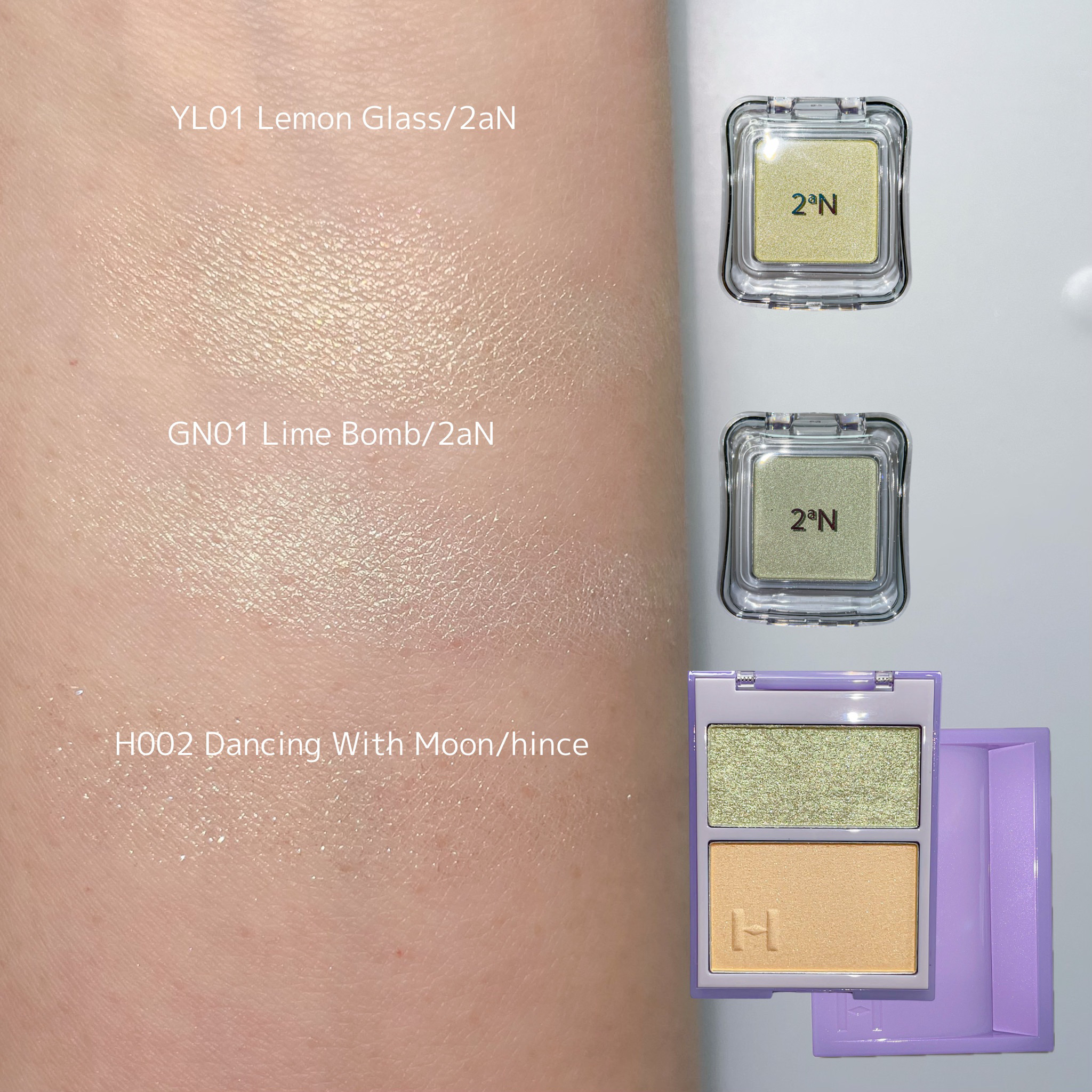 トゥルーディメンションレイヤリングハイライター/hince/パウダーハイライトを使ったクチコミ（3枚目）