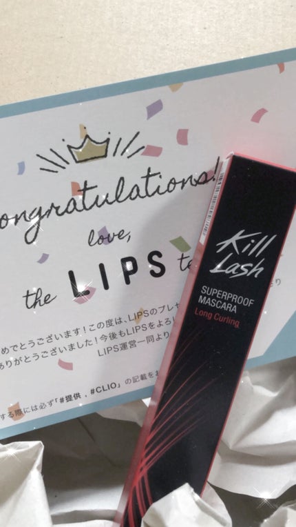キル ラッシュ スーパープルーフ マスカラ/CLIO/マスカラを使ったクチコミ(1枚目)