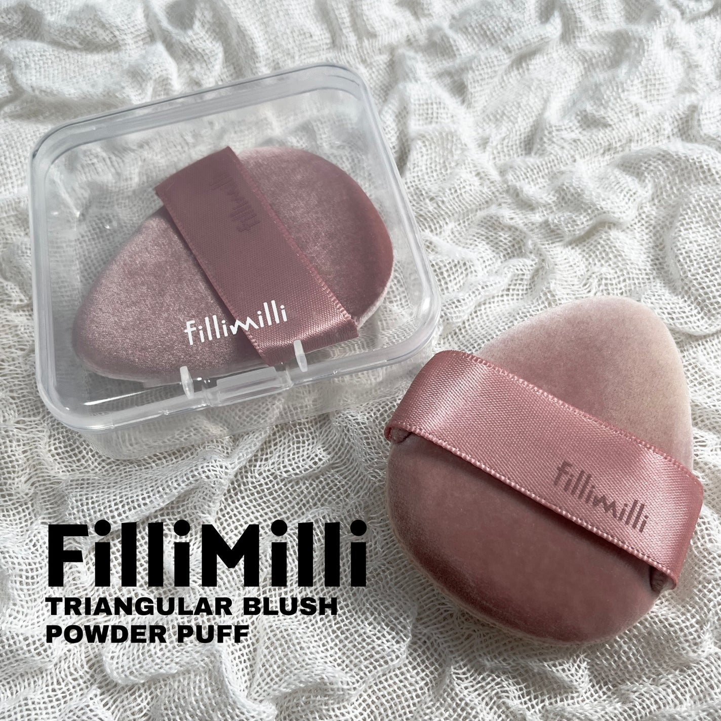 TRIANGULAR BLUSH POWDER PUFF/fillimilli/パフ・スポンジを使ったクチコミ(1枚目)