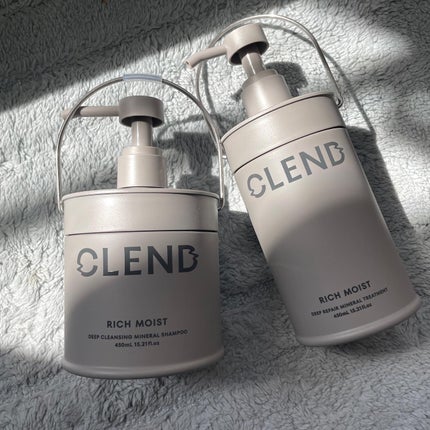 リッチモイスト ディープクレンジング ミネラル シャンプー/ディープリペア ミネラル トリートメント/CLEND/市販シャンプーを使ったクチコミ(1枚目)