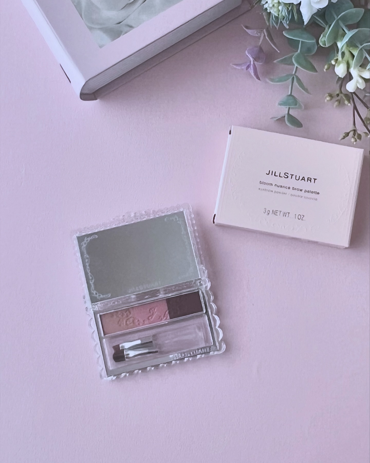 ジルスチュアート ブルームニュアンスブロウパレット 03 rosy pink bloom/JILL STUART/パウダーアイブロウを使ったクチコミ（1枚目）