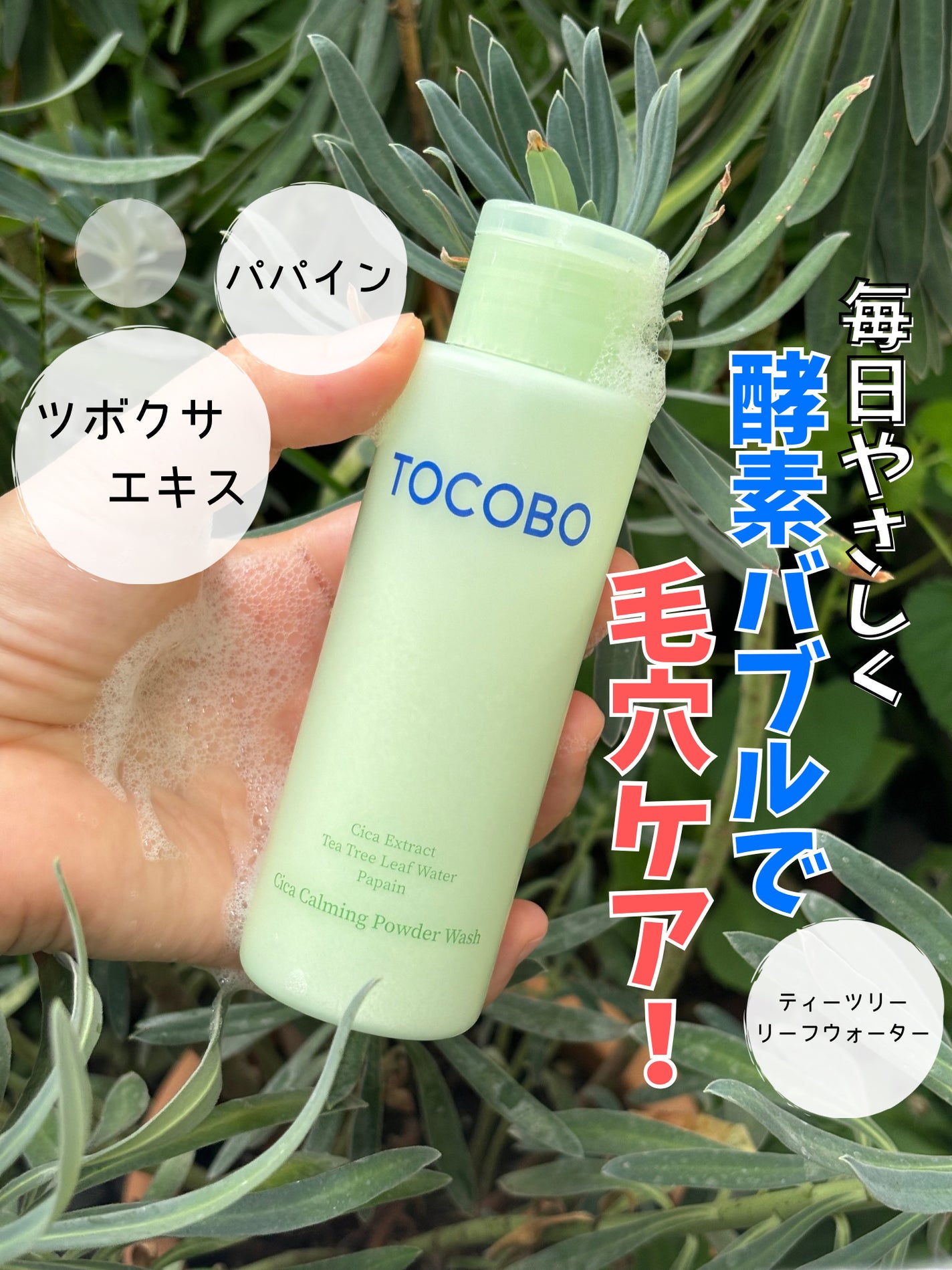 シカカーミングパウダーウォッシュ/TOCOBO/洗顔パウダーを使ったクチコミ(1枚目)