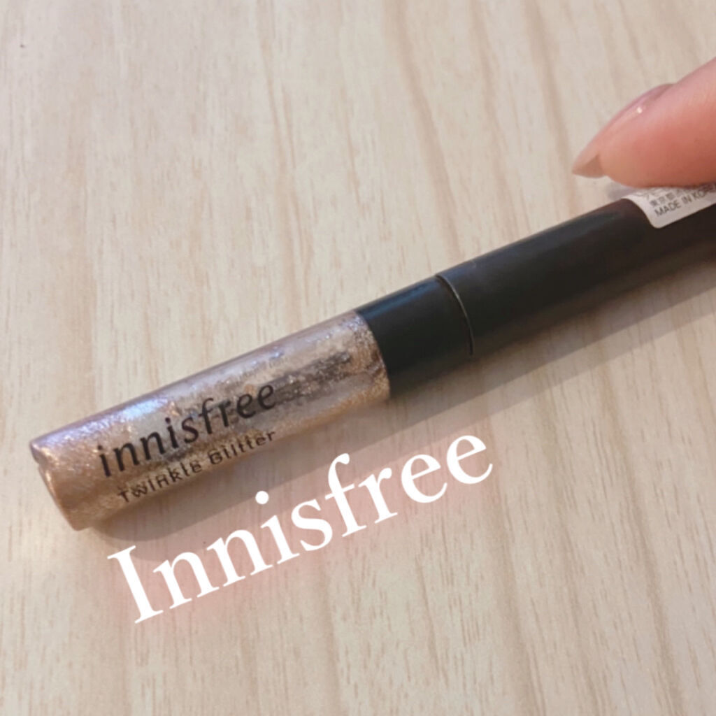 トゥインクル グリッター/innisfree/リキッドアイライナーを使ったクチコミ（2枚目）