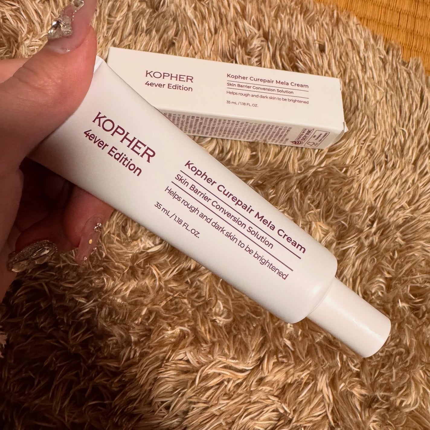 CUREPAIR MELA CREAM /KOPHER/フェイスクリームを使ったクチコミ(2枚目)