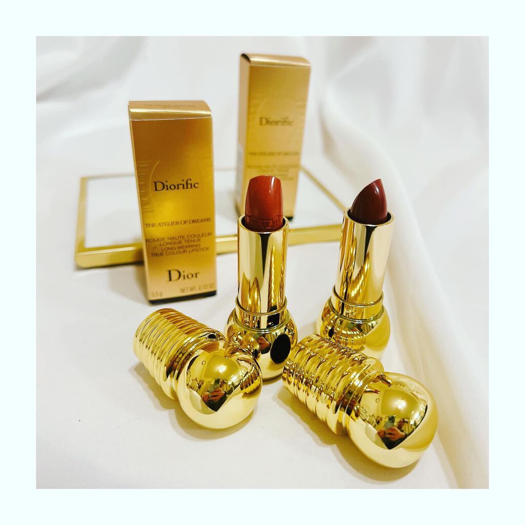 ルージュ ディオリフィック 〈アトリエ オブ ドリームズ〉 074 ローズ ディヴェール サテン（生産終了）/Dior/口紅を使ったクチコミ（3枚目）