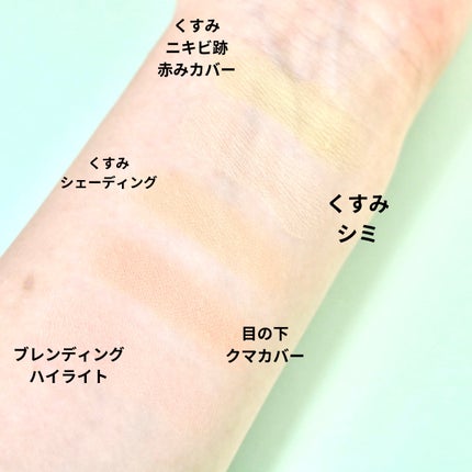 コンシールブレンダーパレット/LUNA/パレットコンシーラーを使ったクチコミ(4枚目)