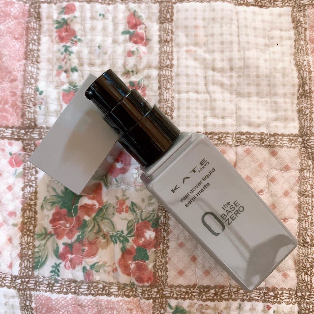 リアルカバーリキッド（セミマット）/KATE/リキッドファンデーションを使ったクチコミ（3枚目）