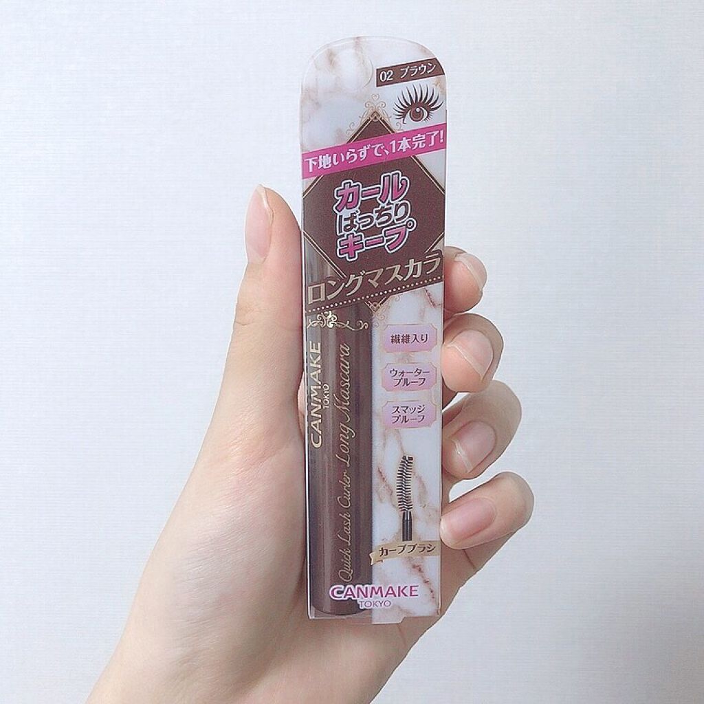 クイックラッシュカーラー ロングマスカラ/キャンメイク/マスカラを使ったクチコミ(3枚目)
