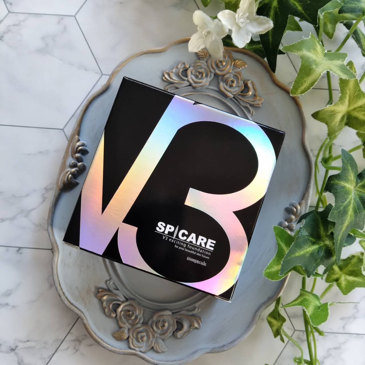 V3 エキサイティングファンデーション/SPICARE/クッションファンデーションを使ったクチコミ(1枚目)