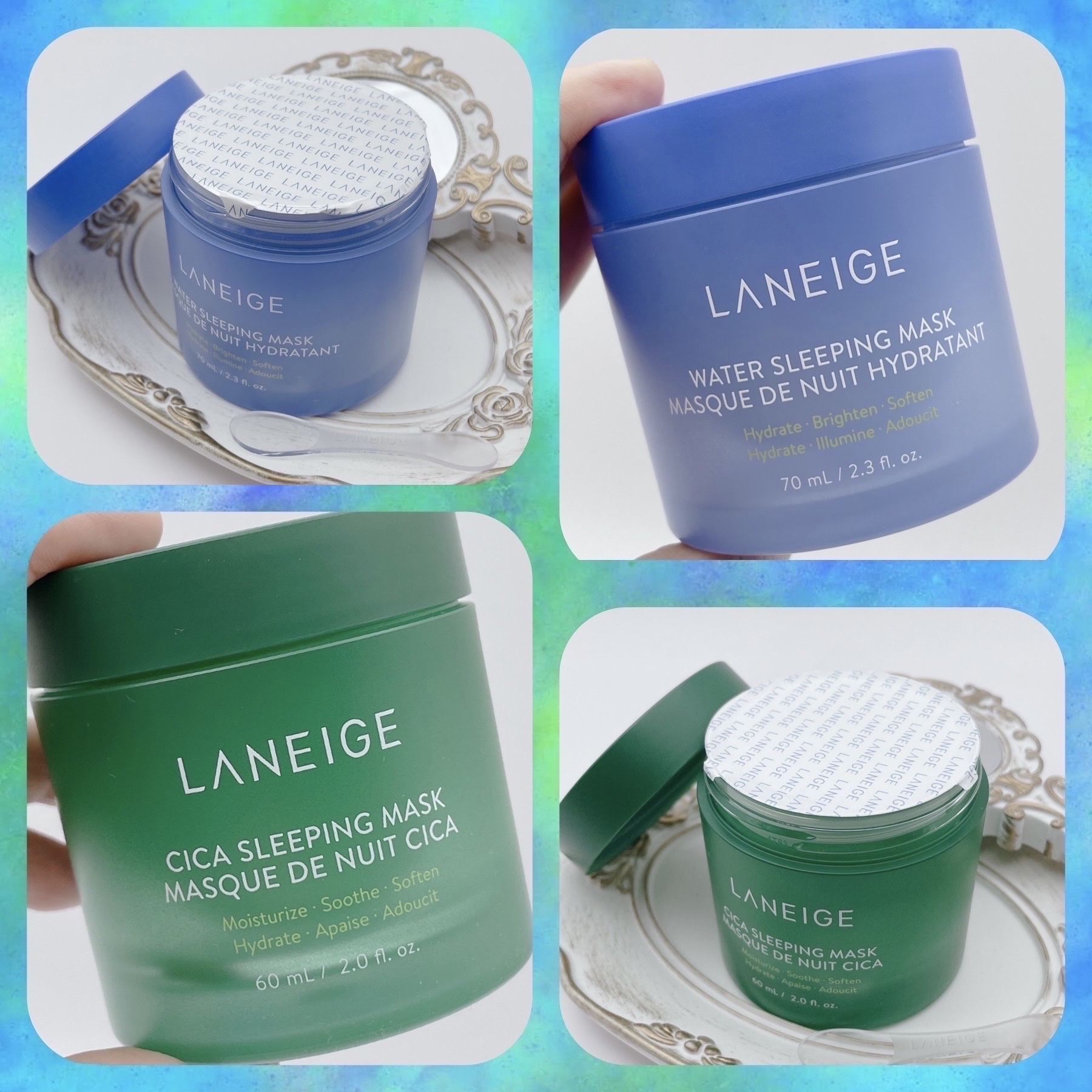 シカスリーピングマスク/LANEIGE/フェイスクリームを使ったクチコミ（2枚目）