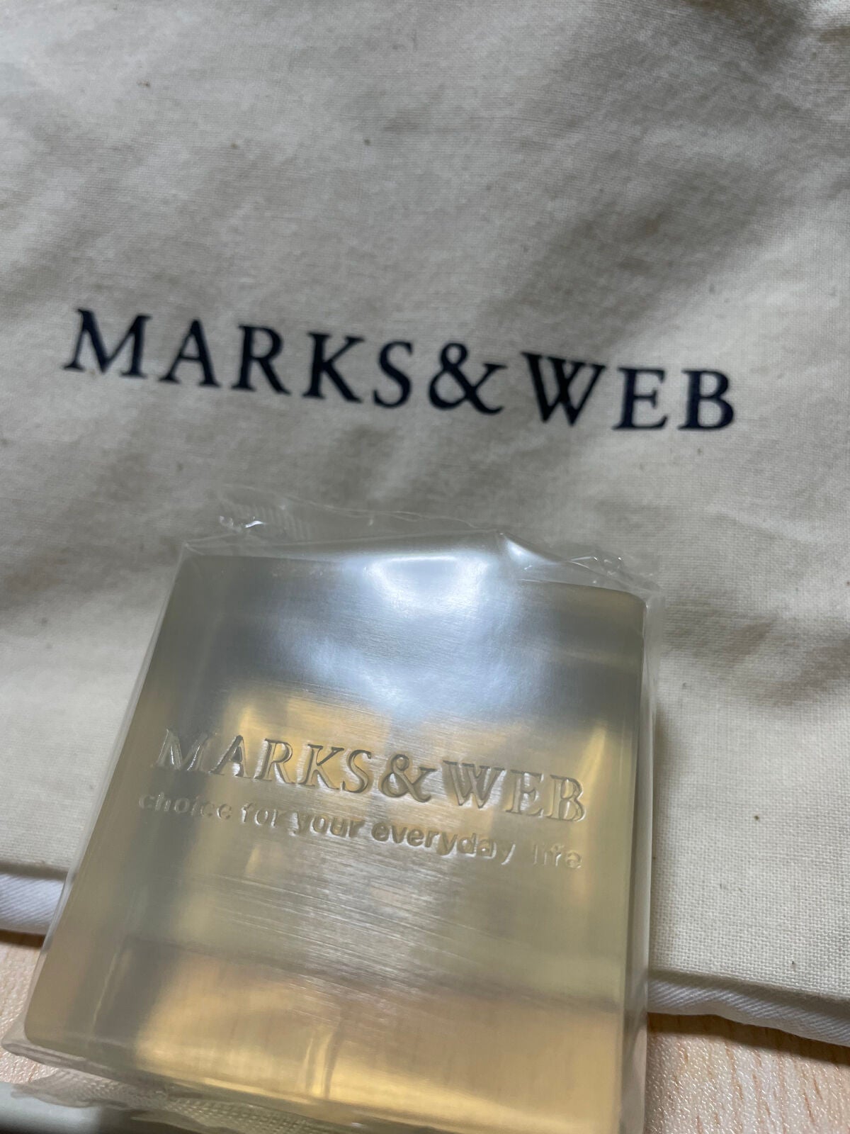 モイスチャーフェイスソープ ローズマリー/アプリコット/MARKS&WEB/洗顔石鹸を使ったクチコミ(1枚目)