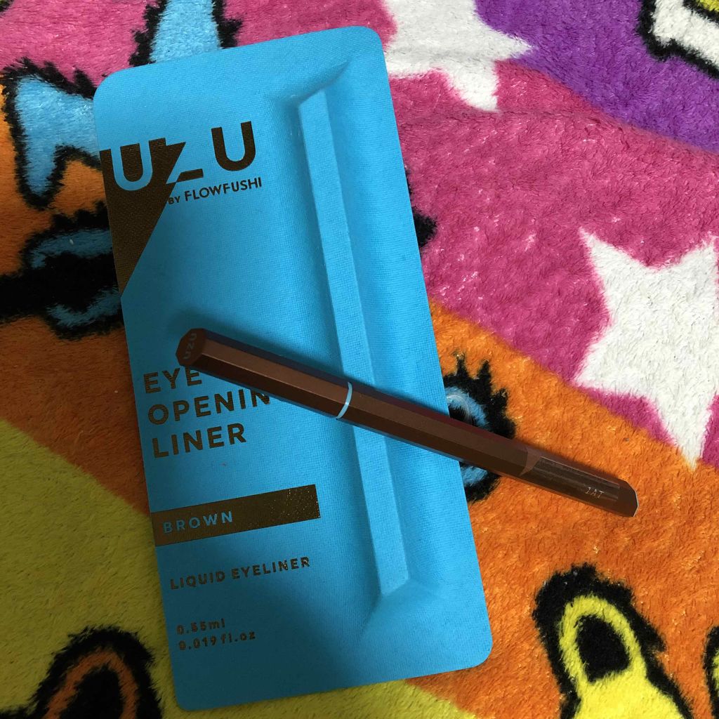 EYE OPENING LINER/UZU BY FLOWFUSHI/リキッドアイライナーを使ったクチコミ(1枚目)