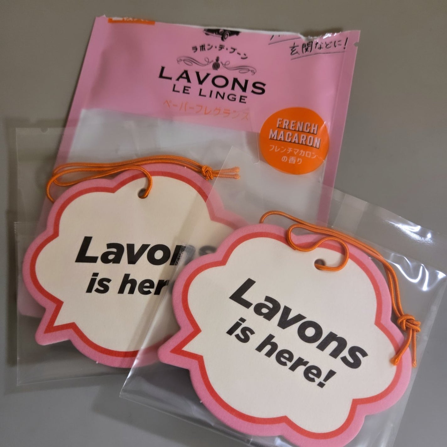 ラボン・デ・ブーン ペーパーフレグランス フレンチマカロンの香り/ラボン/香水(その他)を使ったクチコミ(2枚目)