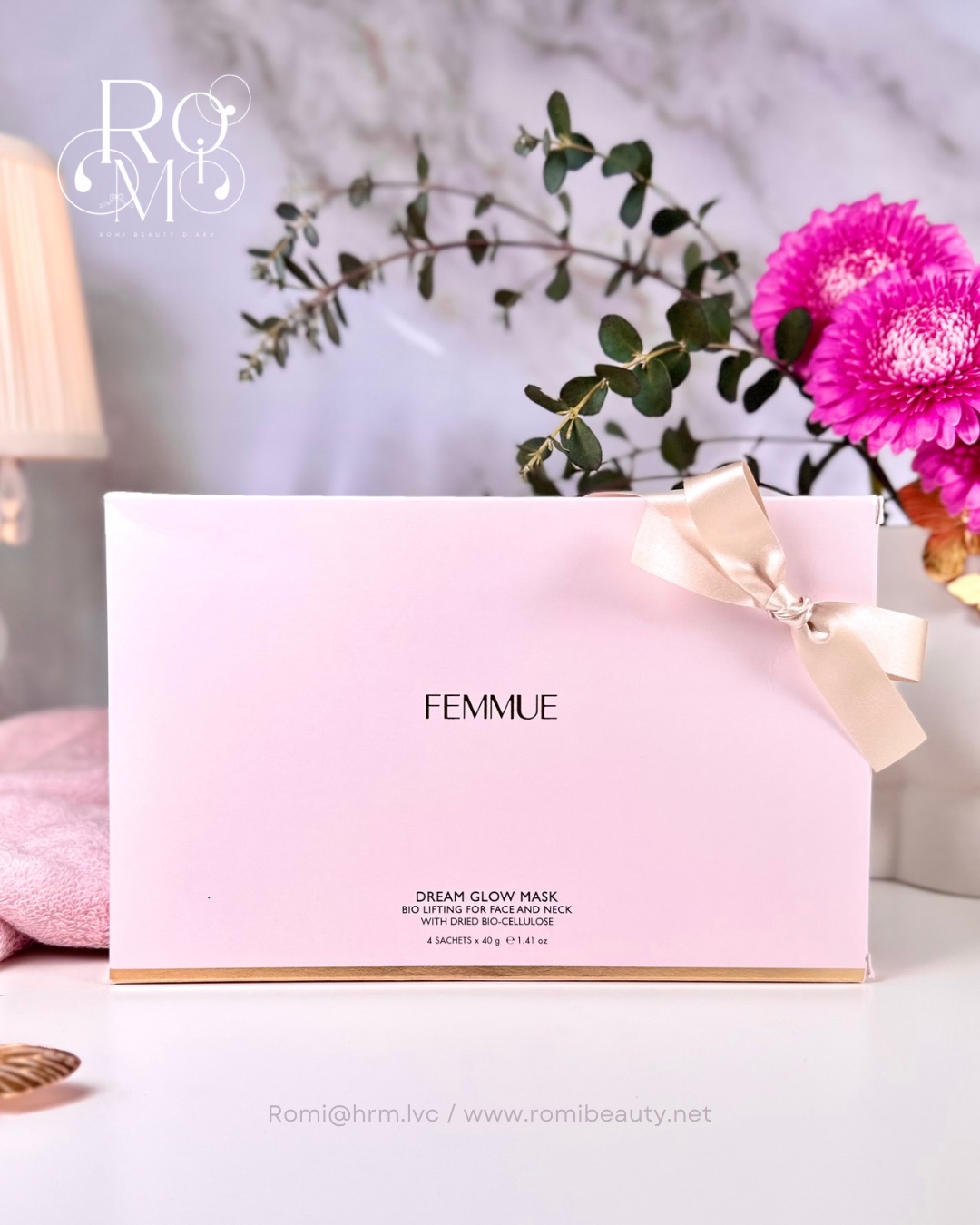 ドリームグロウマスク BL [肌引き締め・ハリ・弾力ケア]/FEMMUE/シートマスク・パックを使ったクチコミ（1枚目）