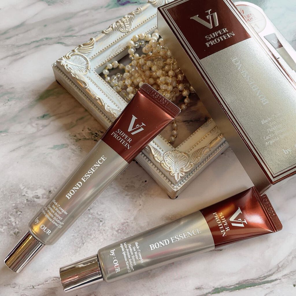 V7 スーパープロテイン ボンドヘアエッセンス/by : OUR/アウトバストリートメントを使ったクチコミ(1枚目)