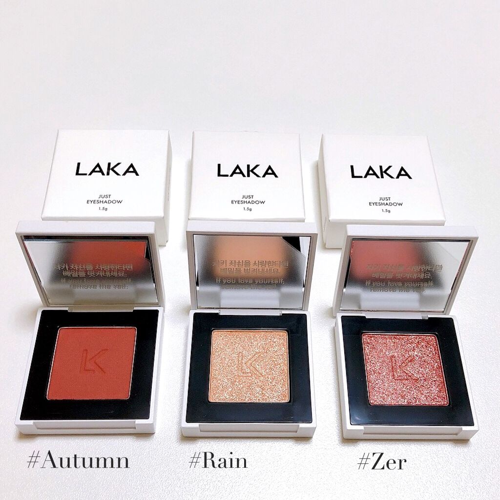 ジャストアイシャドウ/Laka/単色アイシャドウを使ったクチコミ(2枚目)