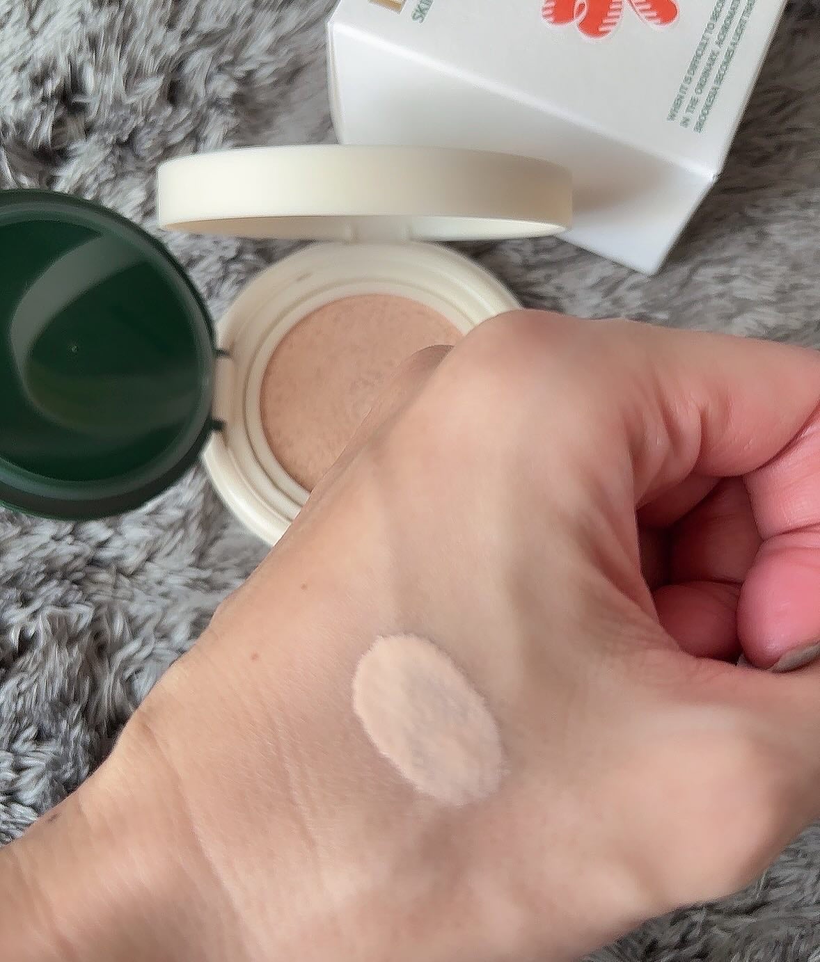 スキンエンハンサー コンパクトクッション(グロー)/BROOKESIA/クッションファンデーションを使ったクチコミ(4枚目)