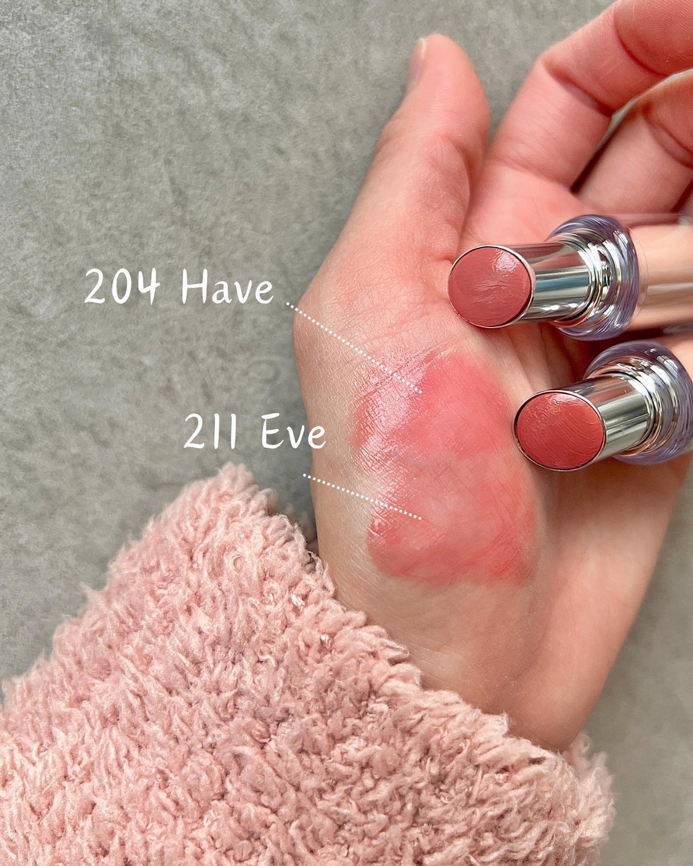 ボンディンググロウリップスティック/Laka/口紅を使ったクチコミ(5枚目)