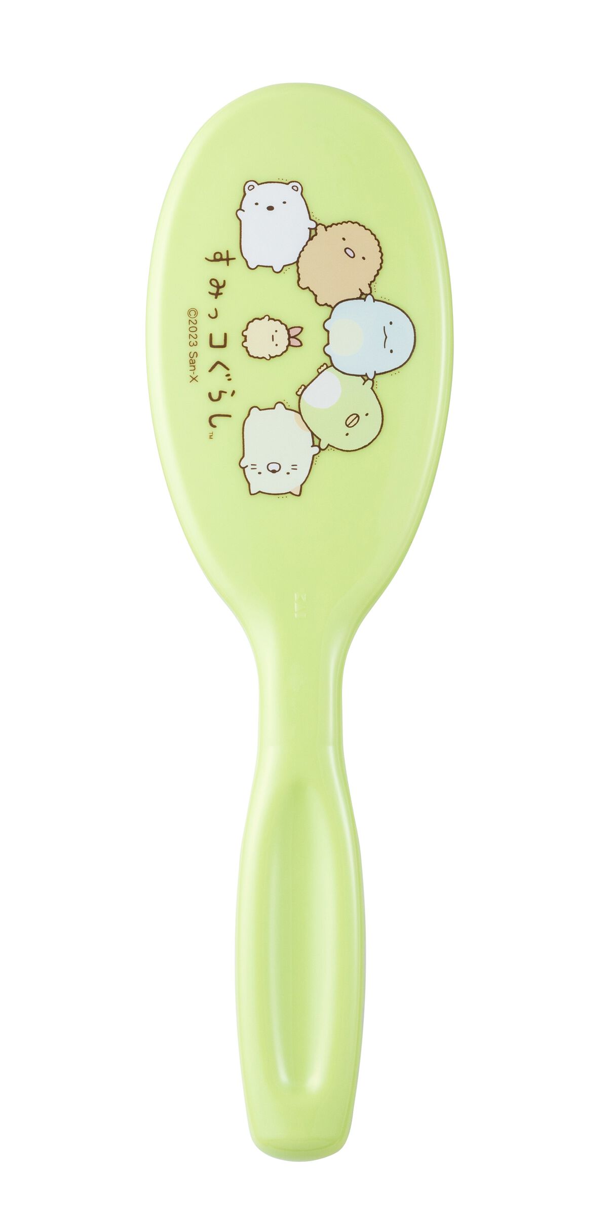 すみっコぐらし 静電防止やわらかブラシ グリーン