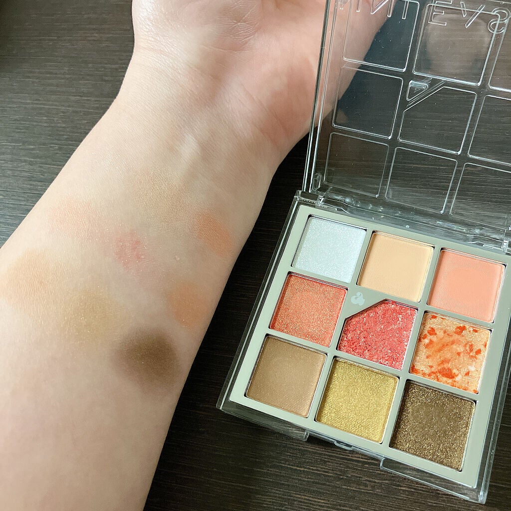 グリッターペディアアイパレット/unleashia/アイシャドウパレットを使ったクチコミ(9枚目)