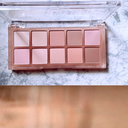 ニュームードアイパレット 02 マイルドクリーム/ネイチャーリパブリック/アイシャドウパレットを使ったクチコミ(3枚目)