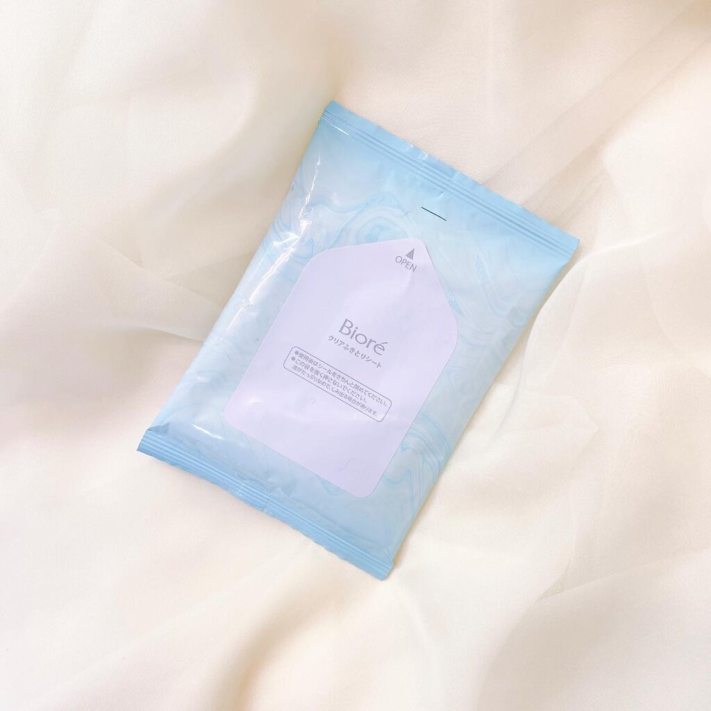 クリアふきとりシート/ビオレ/クレンジングシートを使ったクチコミ(1枚目)