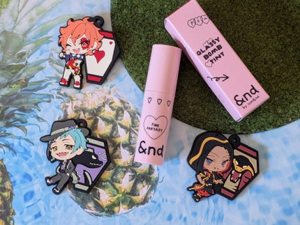 グラッシーボムティント/&nd by rom&nd/リップティントを使ったクチコミ(1枚目)