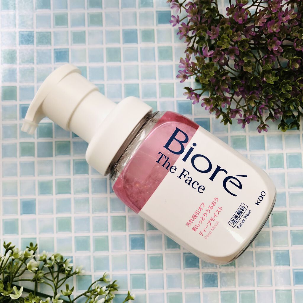 ビオレ ザフェイス 泡洗顔料 ディープモイスト/ビオレ/泡洗顔を使ったクチコミ（1枚目）